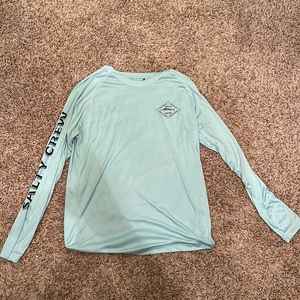 4 salty crew men's large long sleeve shirts